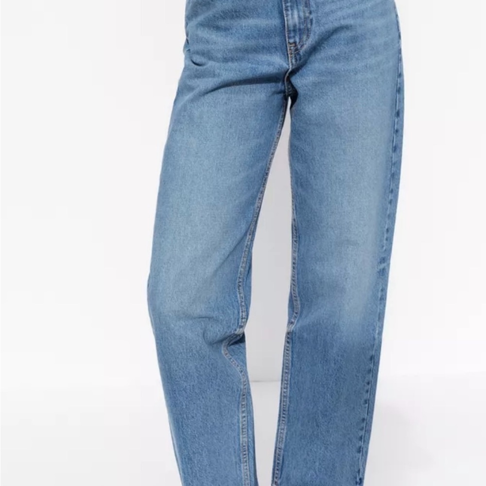 Zara NWT High Waist Straight Jeans